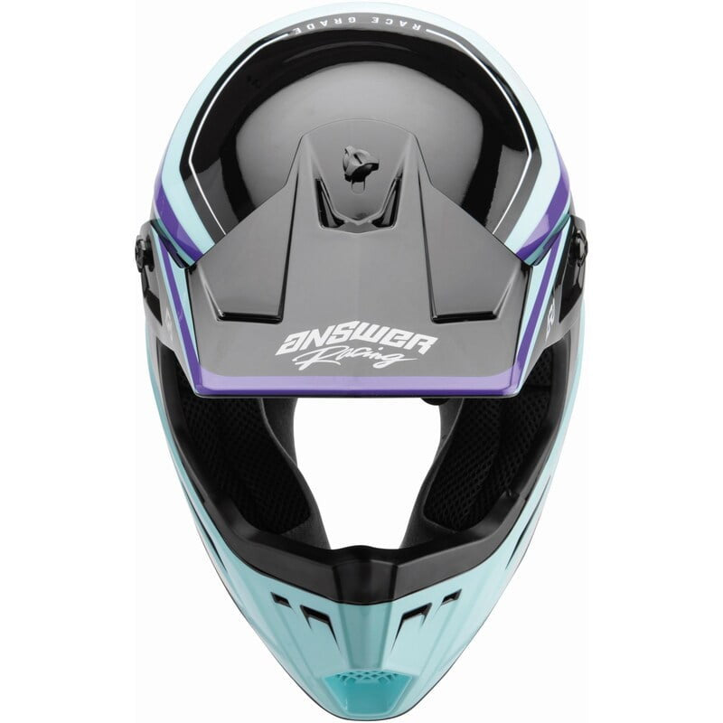 Answer Cross MC Helmet AR1 VIVD Black /Purple