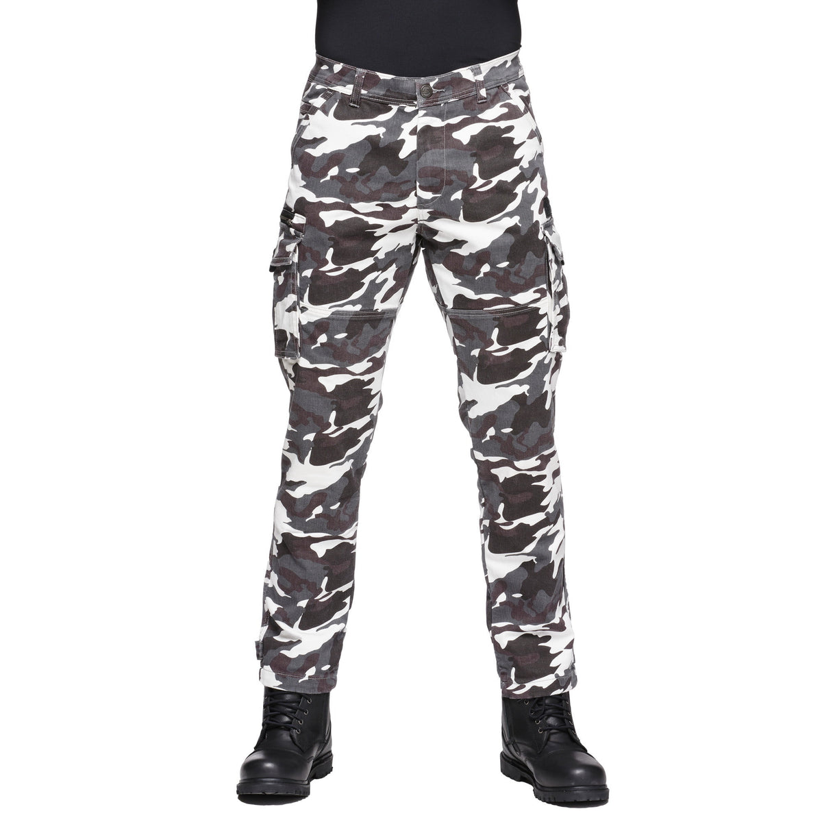 Sweep Kevlar Mc-Byxor Jungle Svart /Vit /Camo