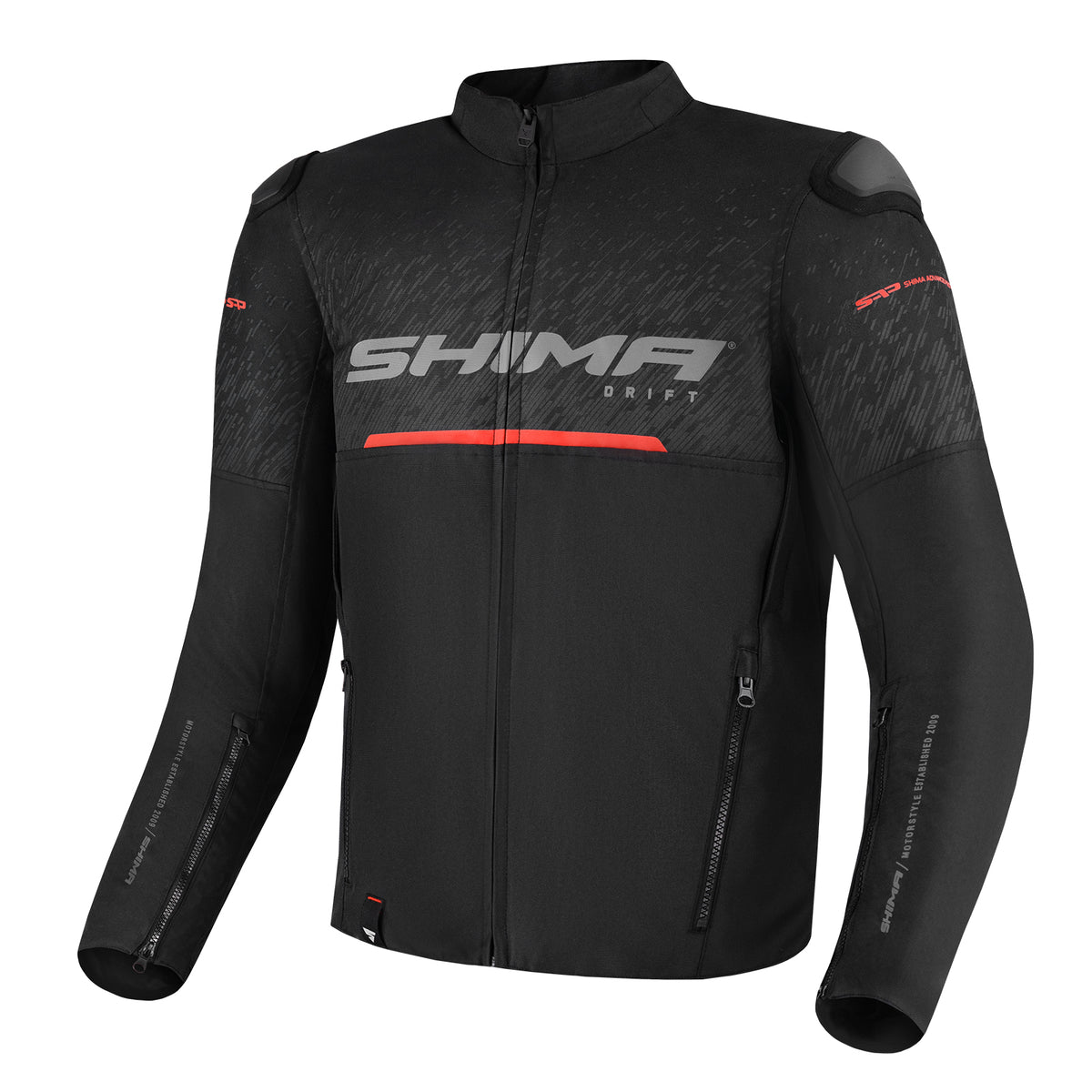 Shima Textil Mc-Jacka Drift+ Svart