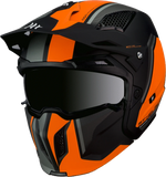 MT Helmets Öppen Mc-Hjälm Streetfighter Twin Orange