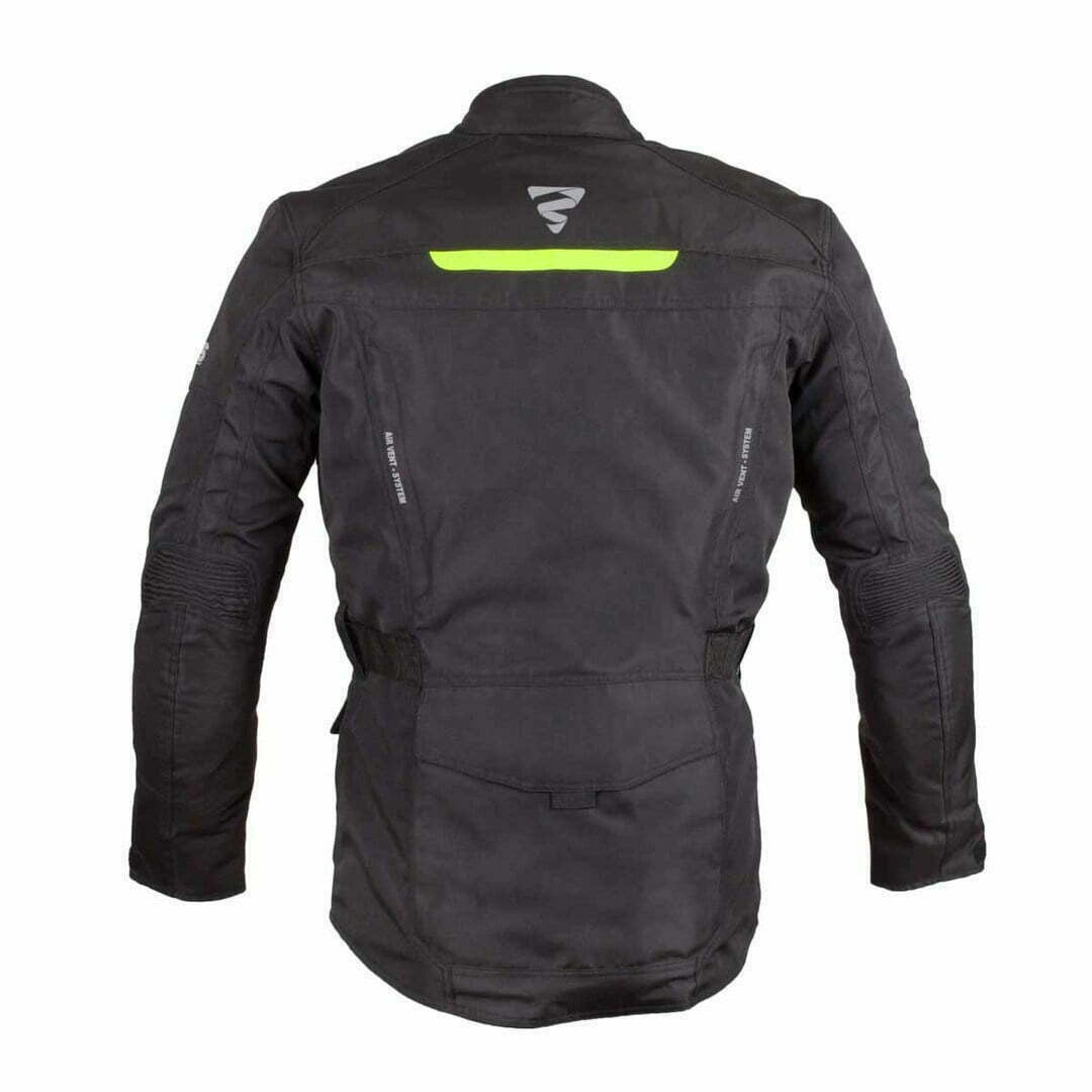 GMS Textil Mc-Jacka Gear Svart /Flu