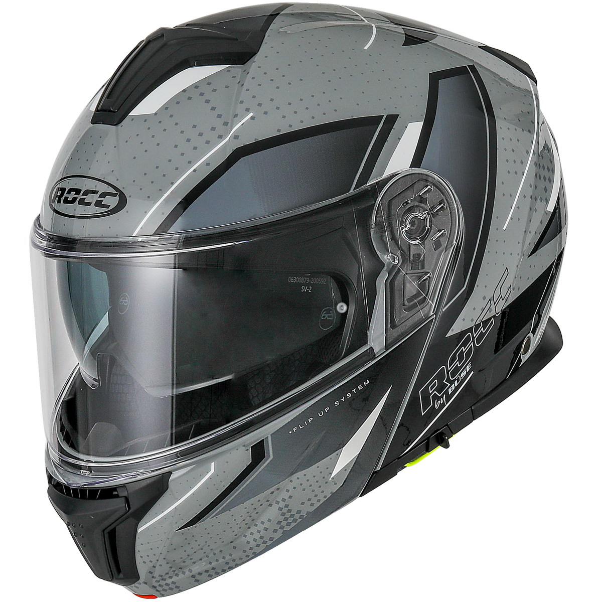 Rocc 810 Openable MC helmet gray /black