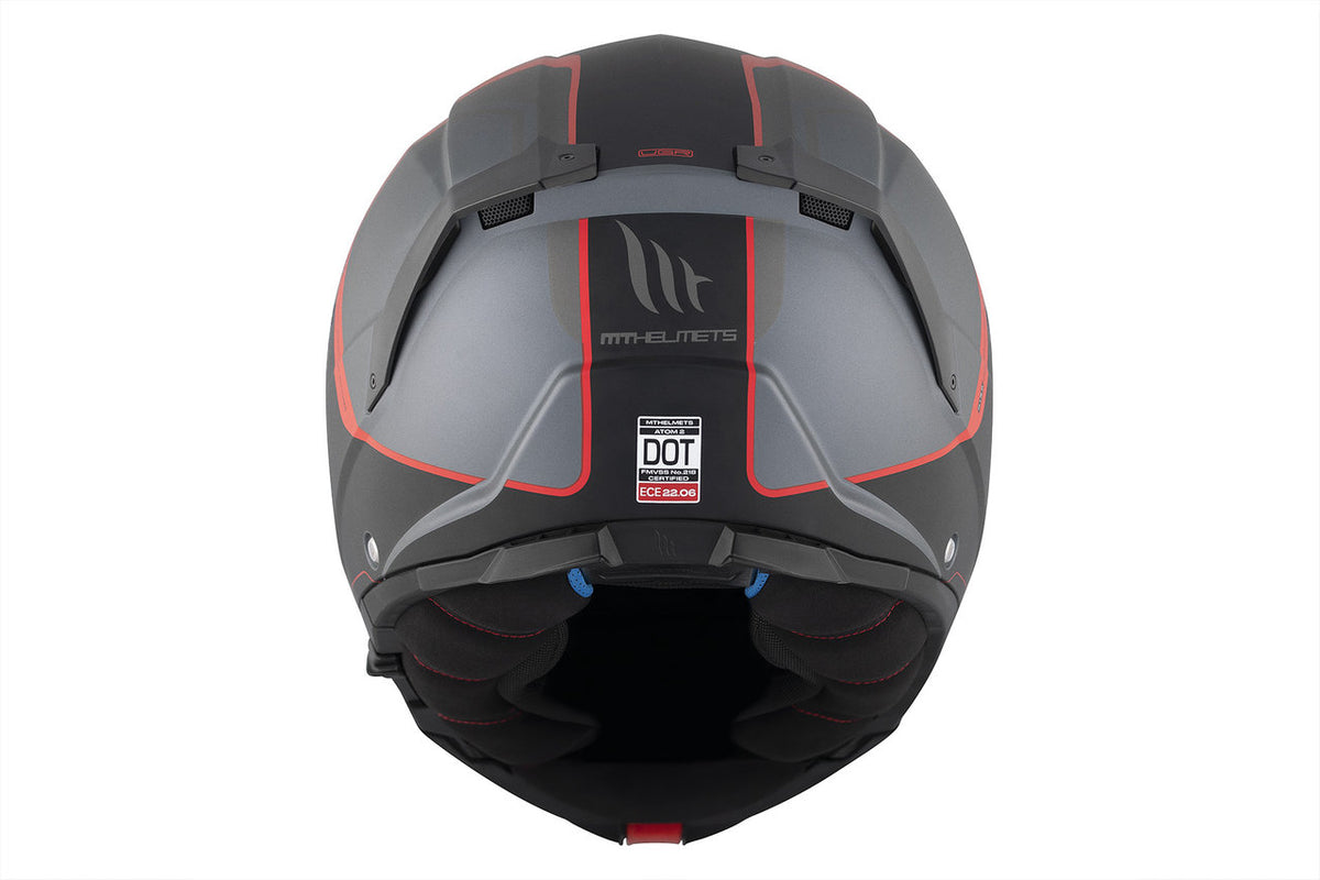 MT Helmets Openable MC Helmet Atom 2 Sv Emalla B15