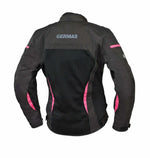 Gms Dam Textil Mc-Jacka Tara Mesh Svart /Rosa