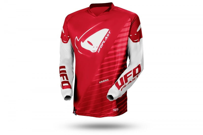 Ufo Barn Crosströja Kimura Jersey Vit /Röd