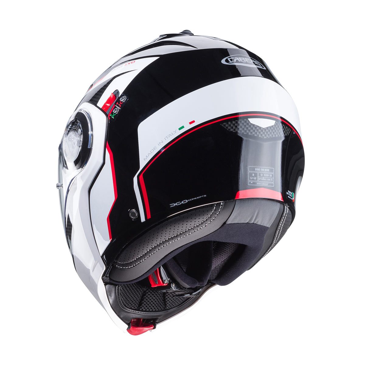 Caberg Openable MC Helmet Duke Evo Move White /Black