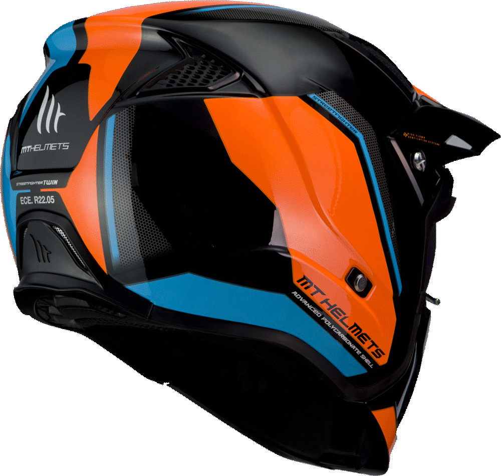 MT Helmets Öppen Mc-Hjälm Streetfighter SV Twin A4