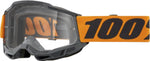 100% Goggles Strata 2 Neon Orange - Klar