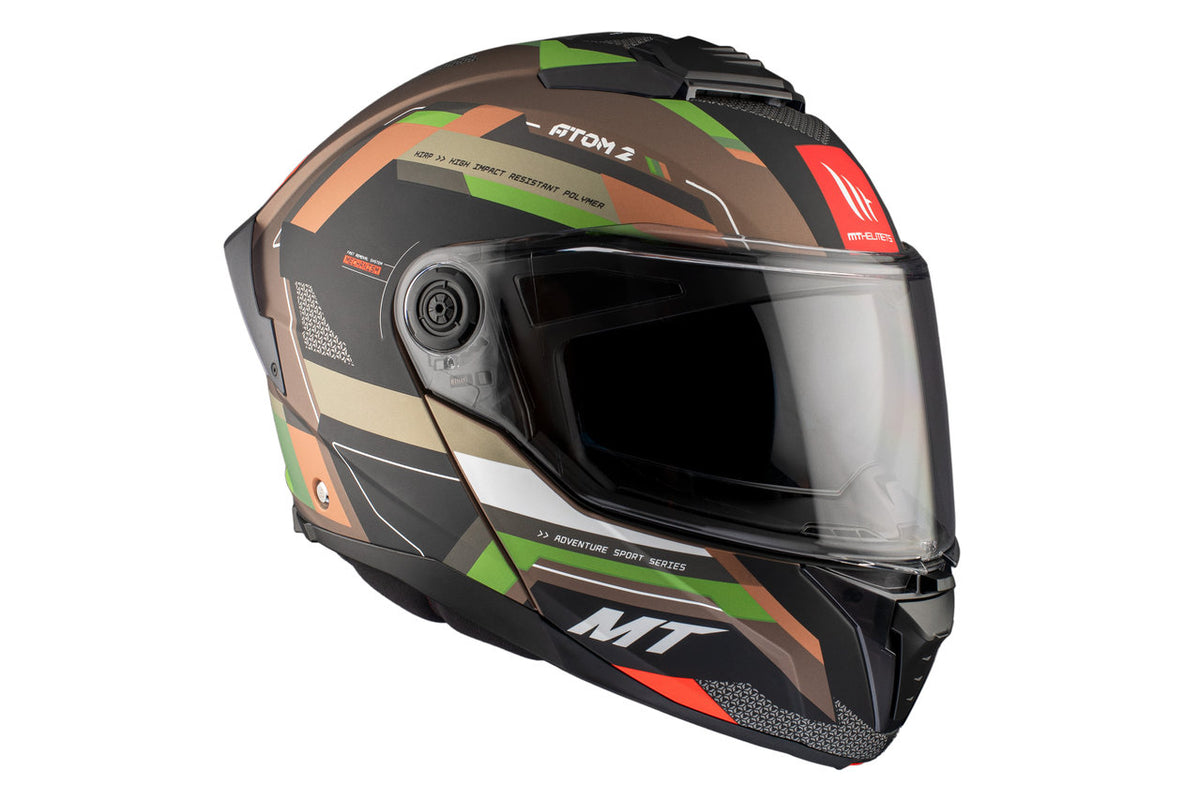 MT Helmets Öppningsbar Mc-Hjälm Atom 2 SV Blast A6