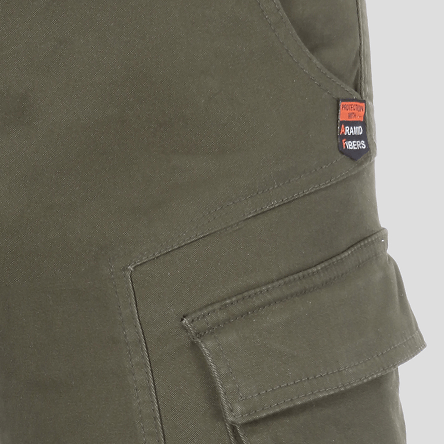 BÜSE Kevlar Mc-Byxor Fargo Olive