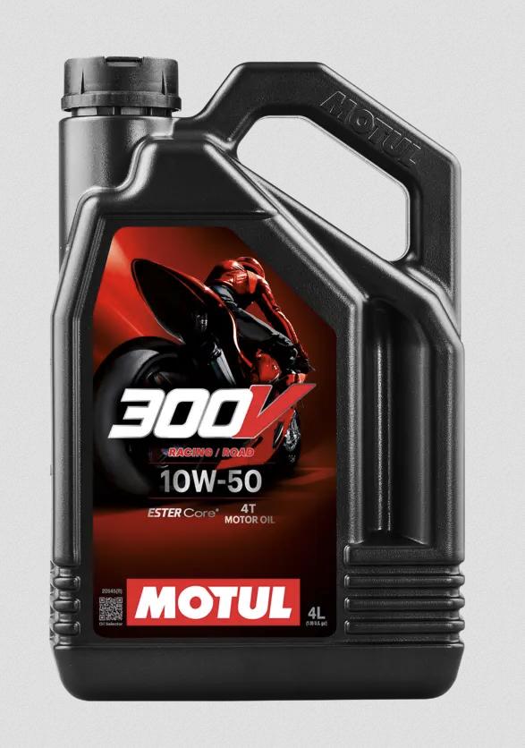Motul 300V 4T Factory Line Road Racing 10W-50 4 L (4st/Cardboard)