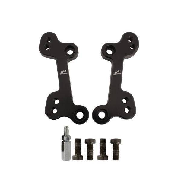Rearset's adjuster for oem rearset's kawasaki zx6r no abs 05-15 black