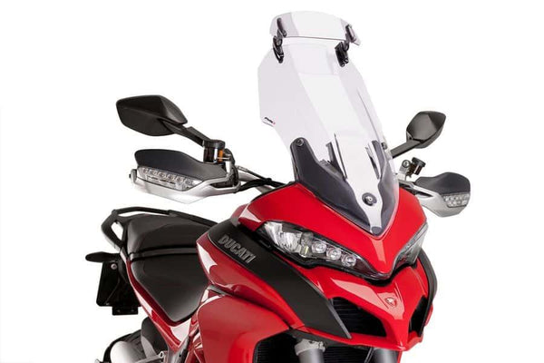 VISOR MULTIADJUSTABLE CLIP-ON 220X90MM. C/CLEAR