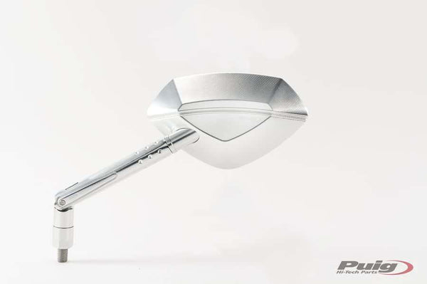 REAR MIRROR HI-TECH I HOMOLOGATED S/LEFT ALUMINIUM (1PCS)