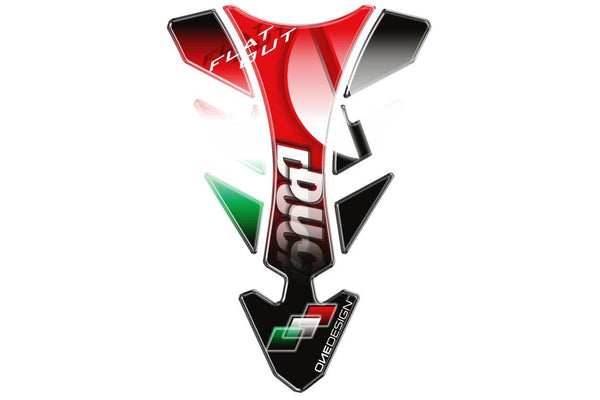 TANK PAD FUTURE DUCATI C/RED