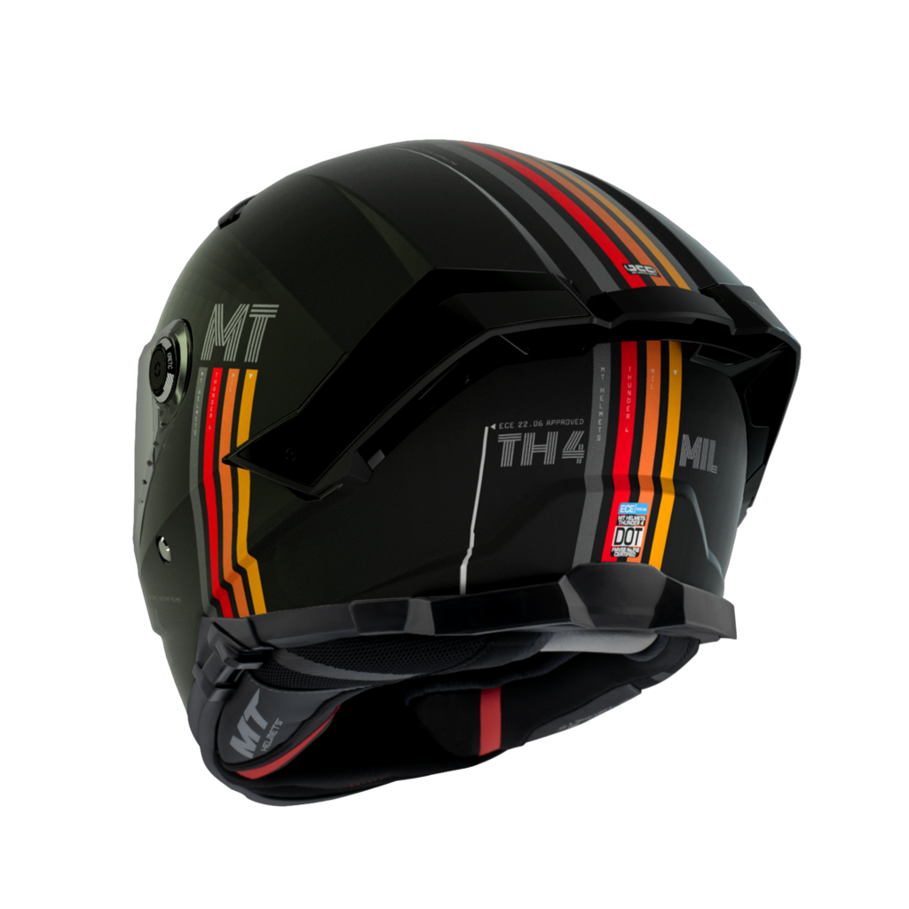 MT Helmets Integralhjälm Thunder 4 SV Mil Matt Svart