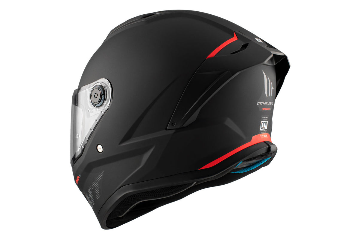 MT Helmets Integral Mc-Hjälm Stinger 2 Matt Black