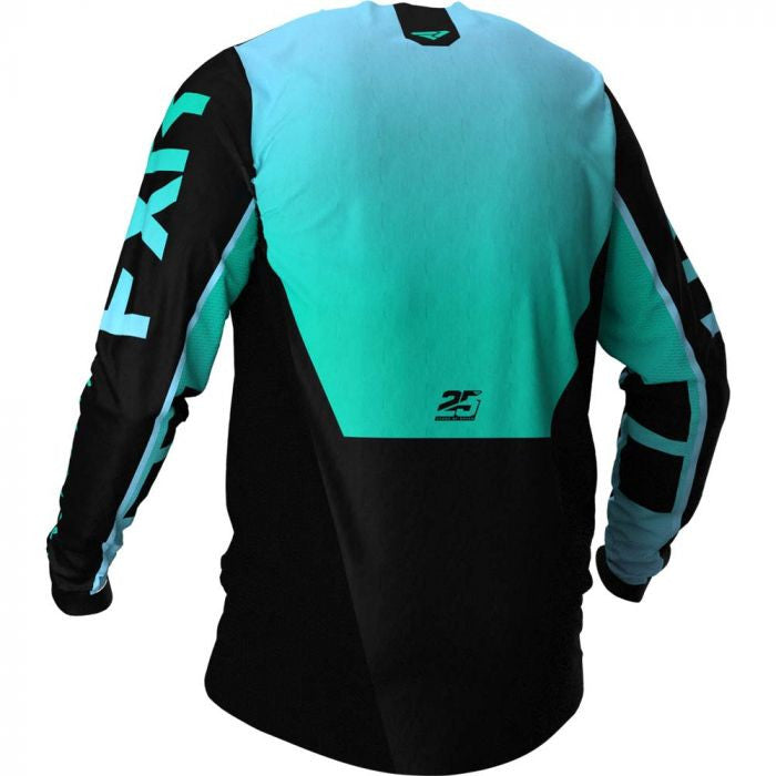 FXR Podium MX Crosströja 21 Black /Mint /Sky Blue