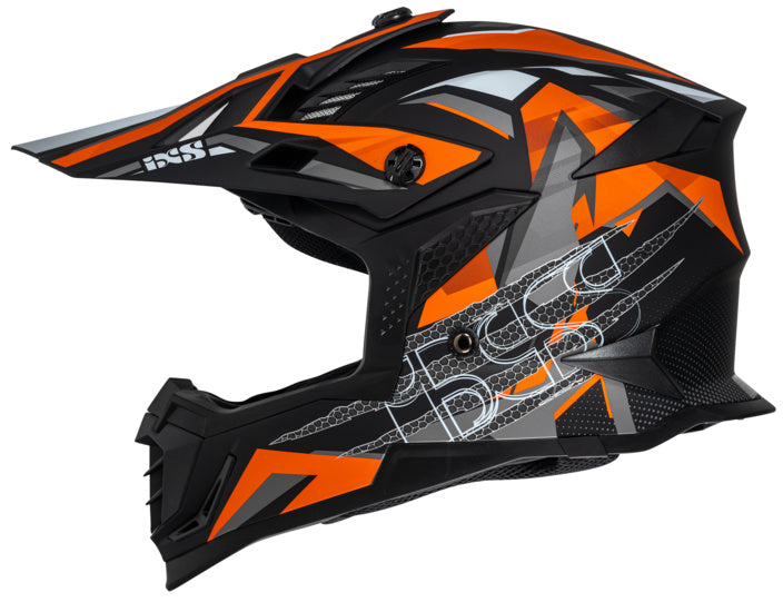 iXS Cross Mc-Hjälm 363 2.0 Svart /Orange