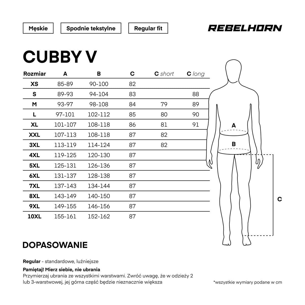 Rebelhorn Textil Mc-Byxor Cubby V Svart