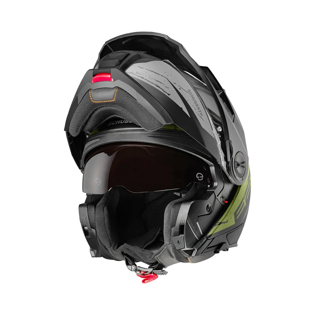 Schuberth Öppningsbar Mc-Hjälm E2 Explorer Khaki