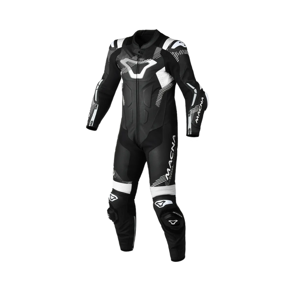 Macna Mc-Skinnställ 1-delat Armadyl Svart /Vit