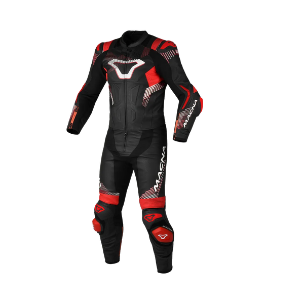 Macna Mc-Skinnställ 2-delat Armadyl Svart /Röd