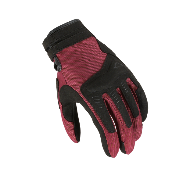 Motorcycle glove Macna, Darko Woman Bordeaux/black