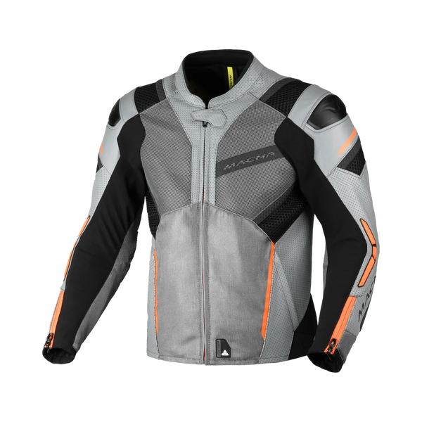Macna leather mc jacket Galvic gray /black