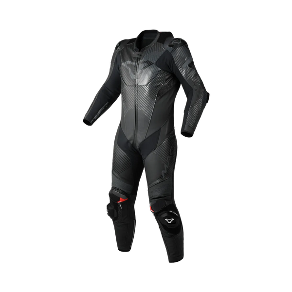 Macna Mc-Skinnställ 1-delat Ignite Svart