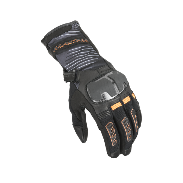 Motorcycle Gloves Macna, Tempo 2.0 Black/Orange