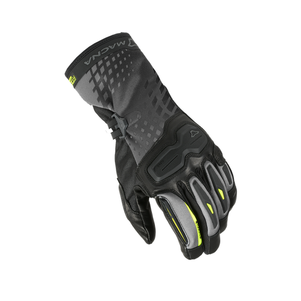 Motorcycle Gloves Macna, Terra RTX Black/fluo yellow