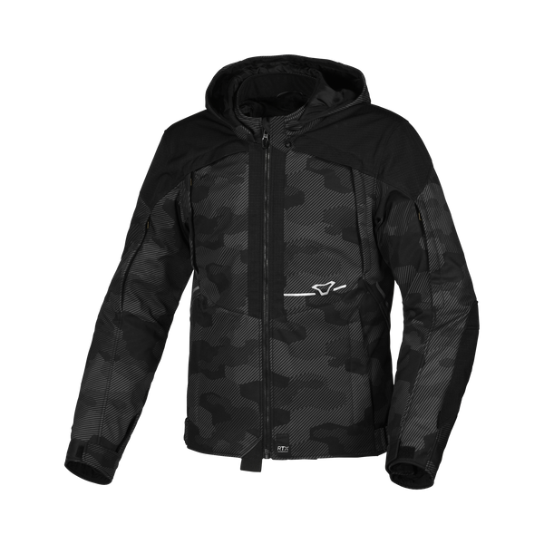 Macna Softshell Mc-Jacka Territor Svart Camo