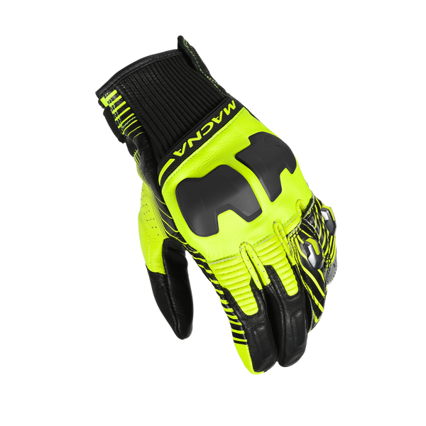 Motorcycle gloves Macna, Ultraxx Black/fluo yellow