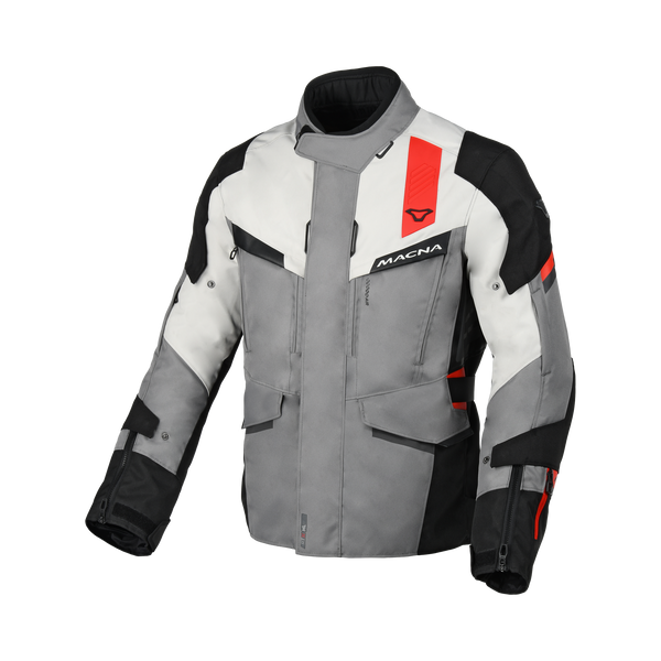 Macna Textil Mc-Jacka Zastro Grå /Svart