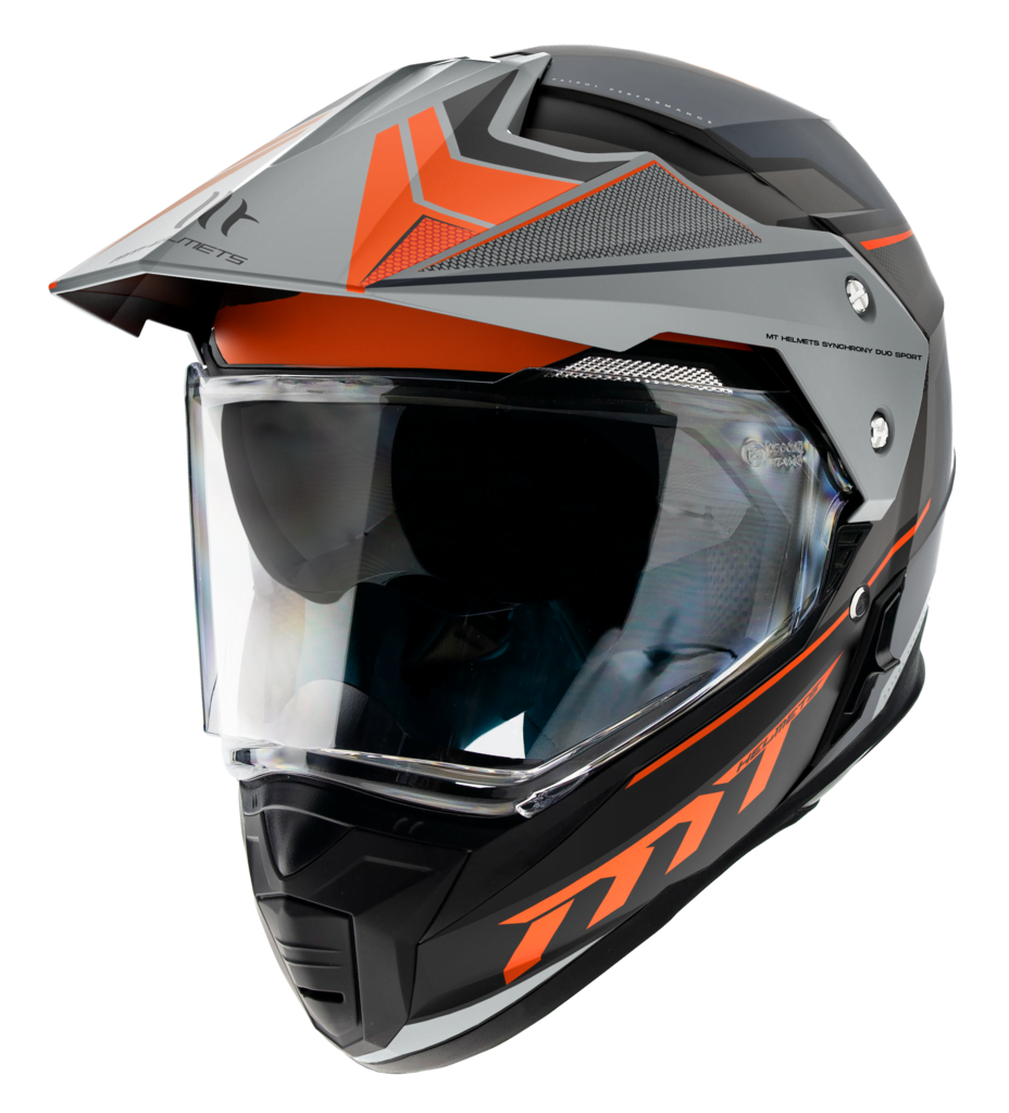 MT Helmets Enduro Mc-Hjälm Synchrony Patrol Matt Orange