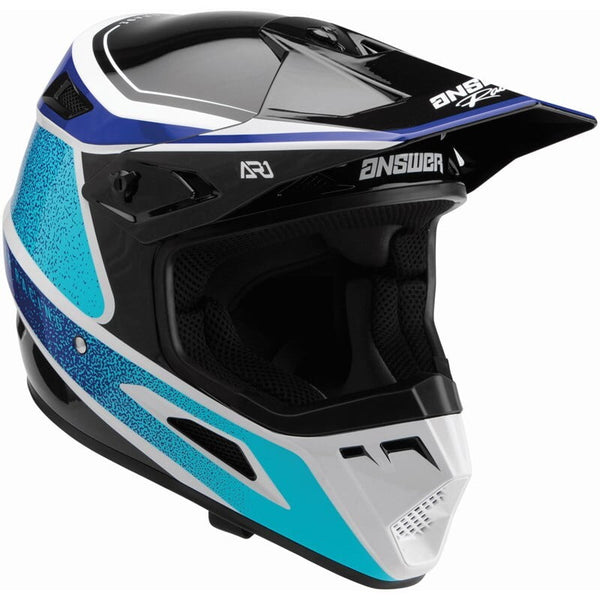Answer Kids Cross Mc-Helmet AR1 Vivid Black / Blue 