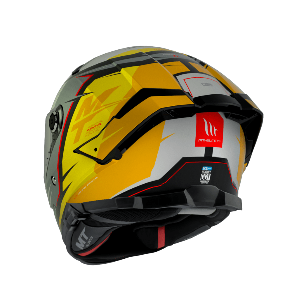 Mt Helmets Integral MC Helmet Thunder 4 Sv Pental Pearl Gul