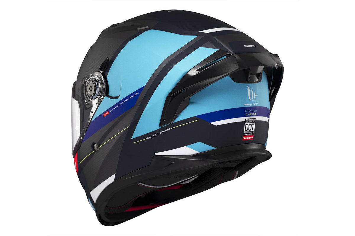 MT Helmets Integral Mc-Hjälm Braker SV Chento C7