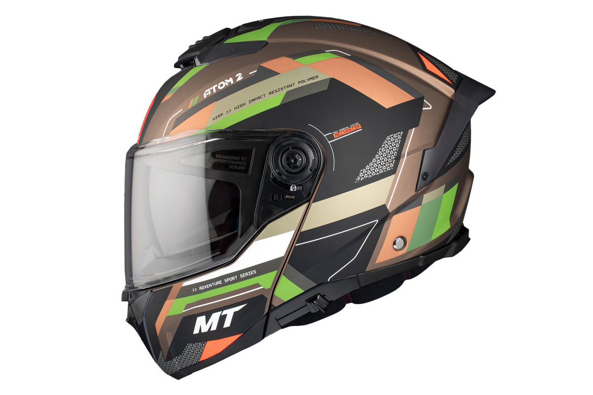 MT Helmets Öppningsbar Mc-Hjälm Atom 2 SV Blast A6