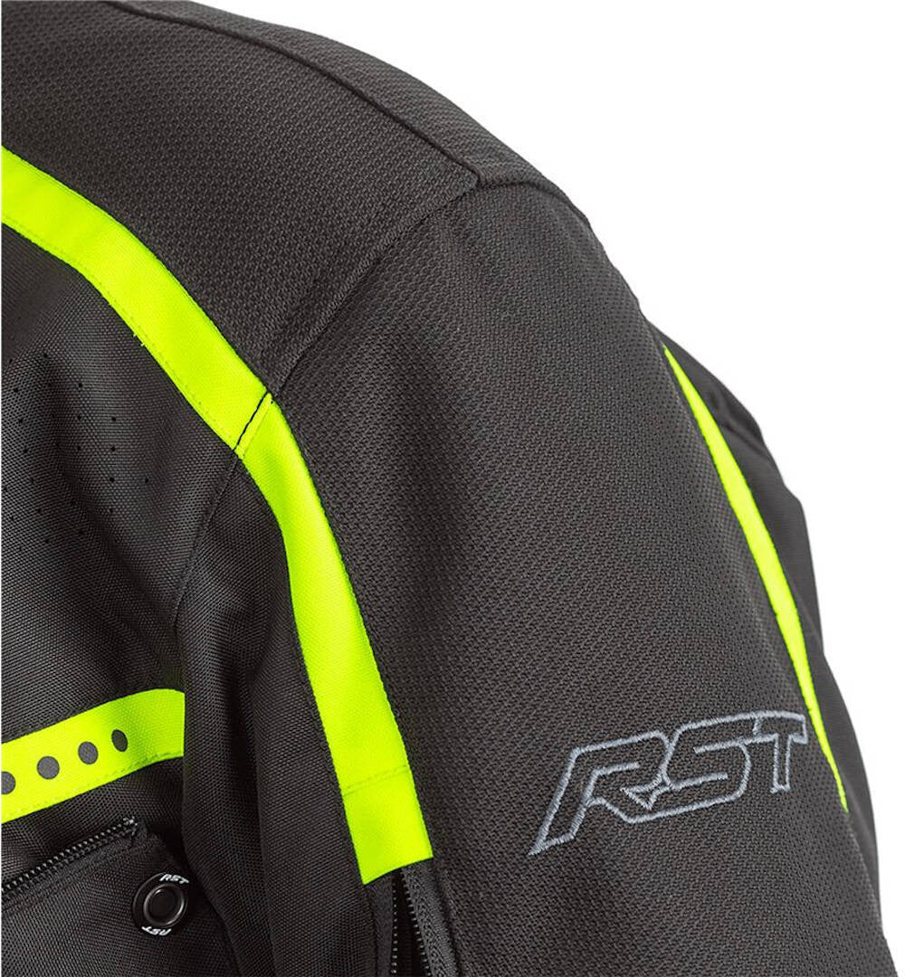 RST Textil Mc-Jacka Maverick Svart /Flu