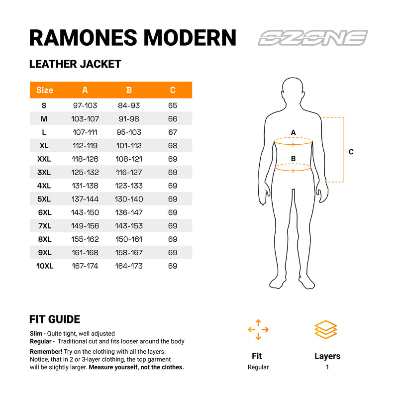 Ozone Mc-Skinnjacka Ramones Modern Svart