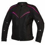 Rebelhorn Dam Textil Mc-Jacka Hiflow IV Svart /Rosa