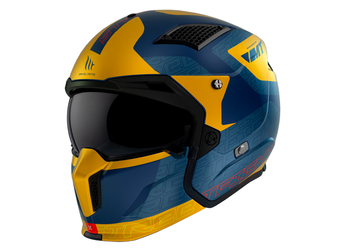 MT Helmets Öppen Mc-Hjälm Streetfighter SV S Totem C3