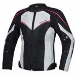 Rebelhorn Dam Textile MC jacket Hiflow IV Black /Silver /Pink