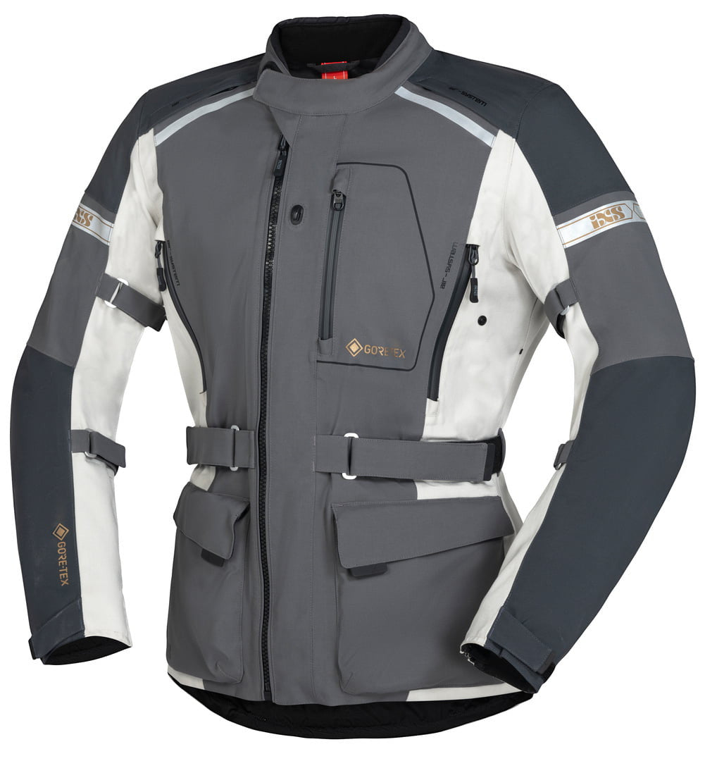 iXS Gore-Tex® Laminerat Textil Mc-Jacka Master-GTX 2.0 Grå