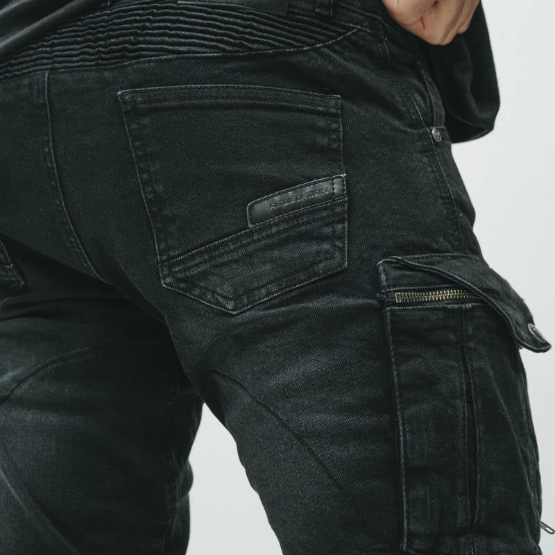 Rebelhorn Kevlar Mc-Jeans Vandal Twill Svart