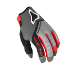 Macna cross gloves heat red