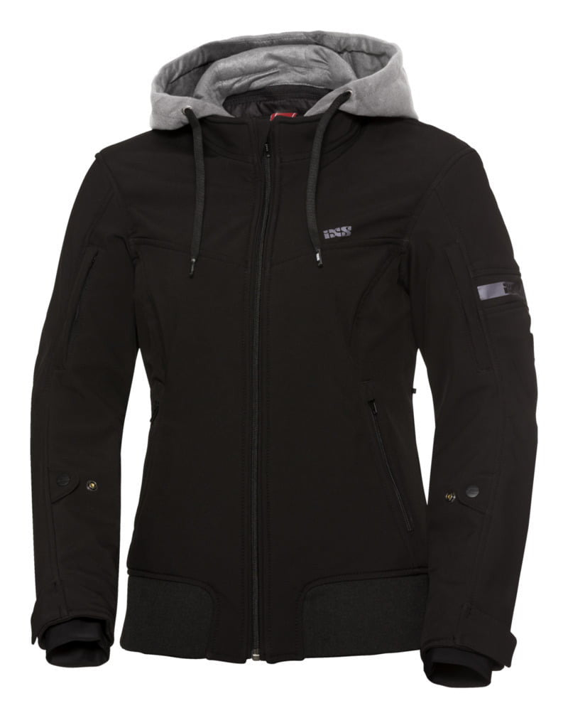 iXS Dam Softshell Mc-Jacka So Moto Svart