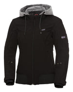 ixs lady softshell mc jacket so moto black